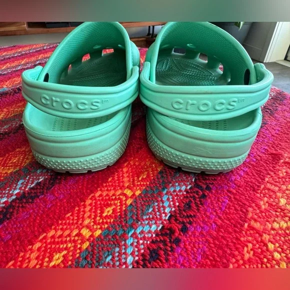 Crocs Classic Clog-Mint blue (Women 10, Men 8) - Picture 4 of 7